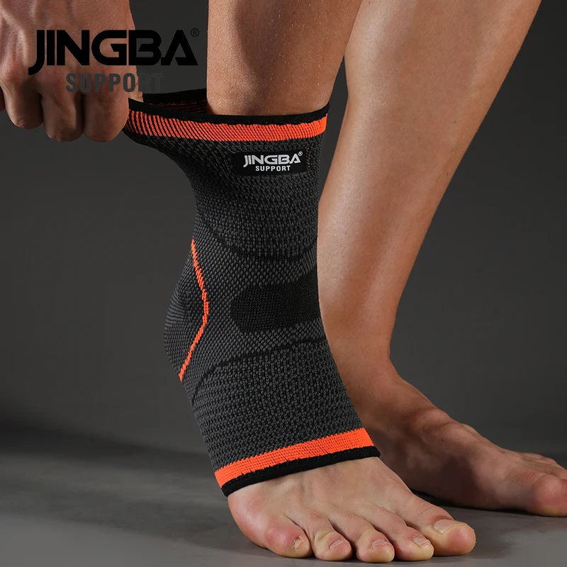 Поддержка JINGBA 1 шт. 3D компрессионная нейлоновая опора для лодыжки защита
