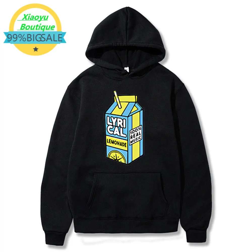

Лирическая Толстовка Lemonade, забавная толстовка с изображением настоящей музыки для мужчин и женщин, лирический Женский пуловер Lemonade, зимняя ...