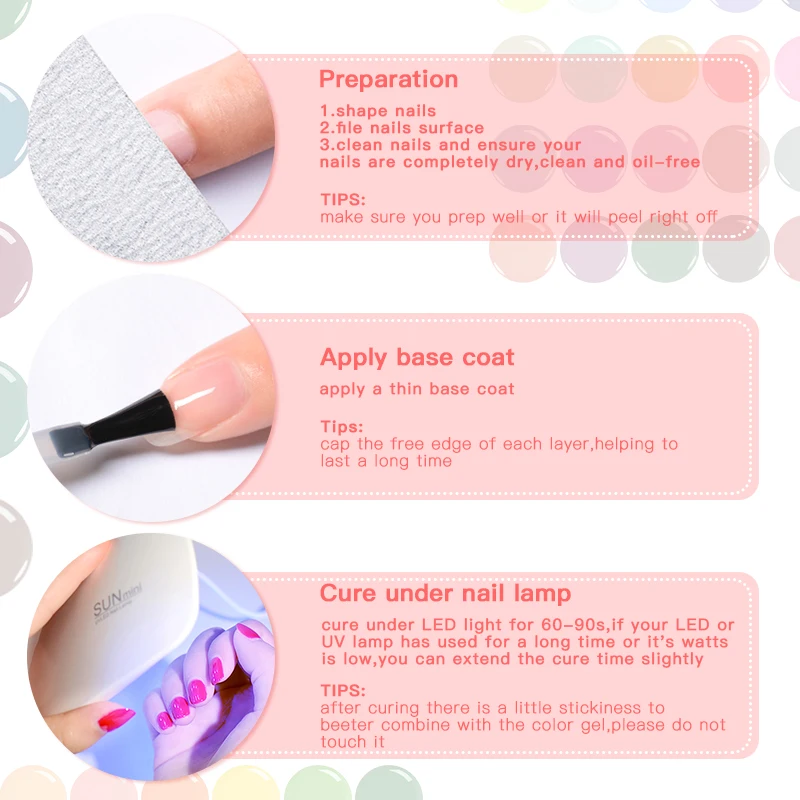 

MEET ACROSS 5ml UV Gel Polish Nail Art UV Painting Gel Polish Semi Permanent Soak Off UV Nail Gel For Manicure Design