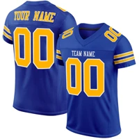 customized football jersey stitch team namenumber personalized design stretch football game breathable jersey for menladykids