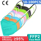Многоцветные FFP2 маски для взрослых 5 слоев маска для лица KN95 Mascarilla FPP2 Homologada многоразовая FFP2mask KN 95 маска FFP3 тушь для ресниц