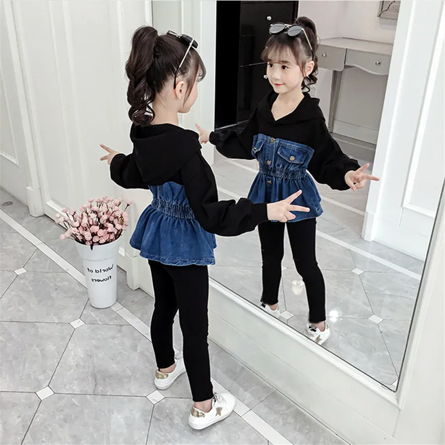 Kids Clothes Set Fashion Teen Girls Tracksuits Autumn Spring 2pcs Children Clothing Sport Suits Girls Clothes 4 6 8 10 12 Years
