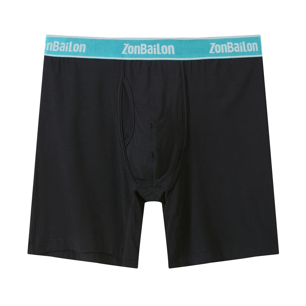 

Men Boxer Shorts Underwear Male Breathable Sexy For Mens Family Calecon NEW Solid Color Boxer Briefs Man Underpants Set