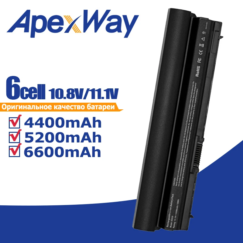 Apexway 11 1 V 6600mAh RFJMW Аккумулятор для ноутбука Dell Latitude E6320 E6330 E6220 E6230 E6120 FRR0G KJ321 K4CP5 J79X4