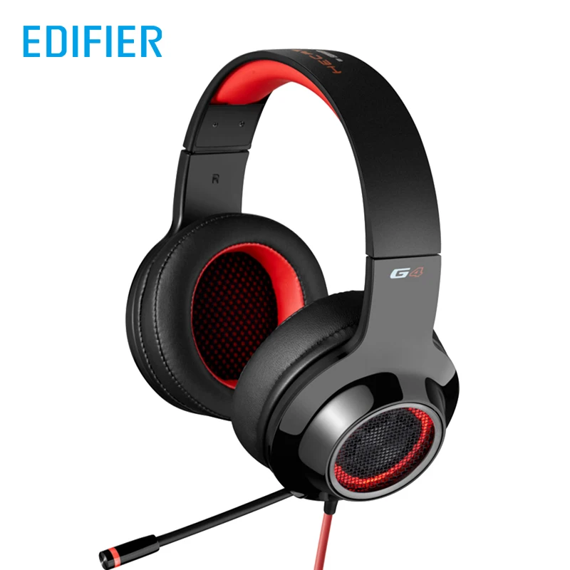 Edifier G4 USB игровая гарнитура 7 1 объемный звук наушники шумоподавление