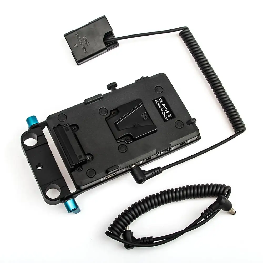 WY-VG1 Power Supply System V Mount Battery Plate Adapter with EN-EL14 Cable for Broadcast SLR HD camera | Электроника