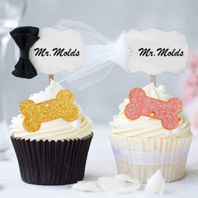 2 шт. силиконовые мини-кулоны в виде костей | Украшения и аксессуары