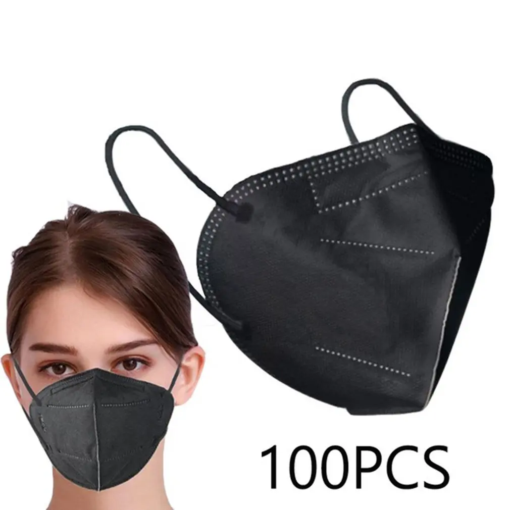 

High Quality 5 Layers KN95 Dust Mask Safety Respirator Protective KN95 Mask Face KN95Masks Filter Dustproof Reusable Adult Masks