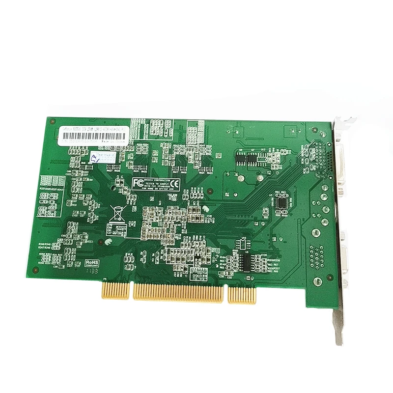 Pci-видеокарта FX5500 256MB VGA+ DVI+ S терминал поддерживает мониторинг раздельного экрана трактора и т. д