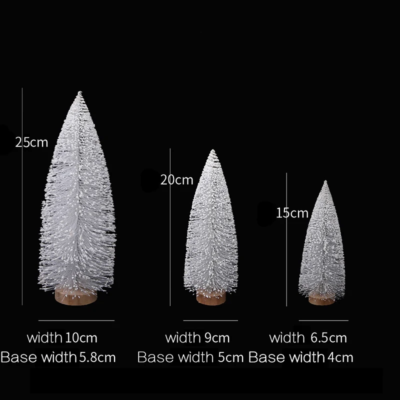 1 шт. белая Новогодняя мини-елка новогодние домашние украшения маленькая сосна