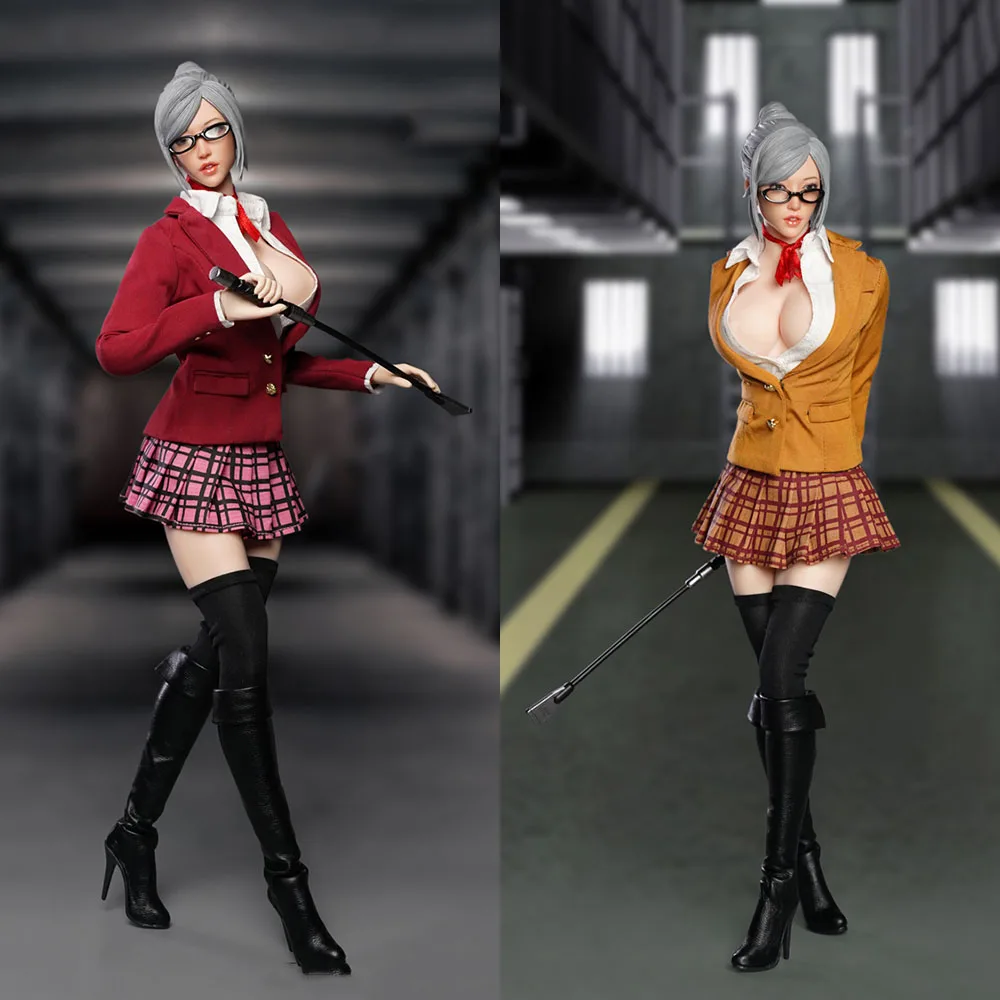 

Hot Sale 1/6 Scale SET044 Japanese Anime Female Solider Model Prison School Shiraki Meiko Full Set 12 '' Action Figure Body