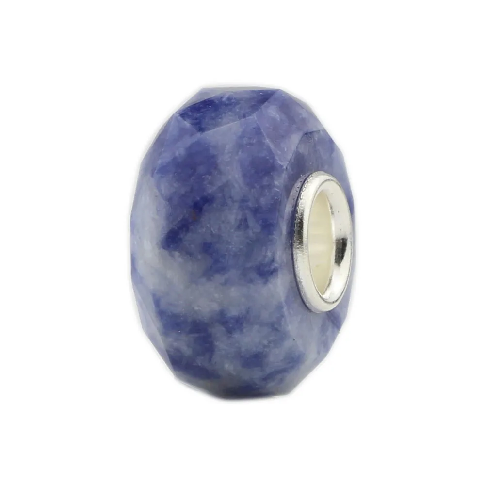 925 Стерлинговое Серебро в форме квадрата Форма граненые натурального белого и