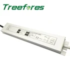 Тонкий адаптер для светодиодного драйвера IP67 20 Вт 30 Вт 45 Вт 60 Вт AC120V 220 В до 12 В 24 В постоянного тока, водонепроницаемый трансформатор для ленточного светильника