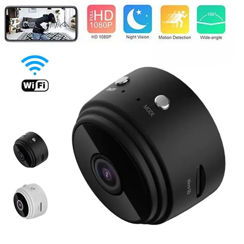 1080P мини камера ночного видения IP Домашняя безопасность DVR беспроводная Wi Fi