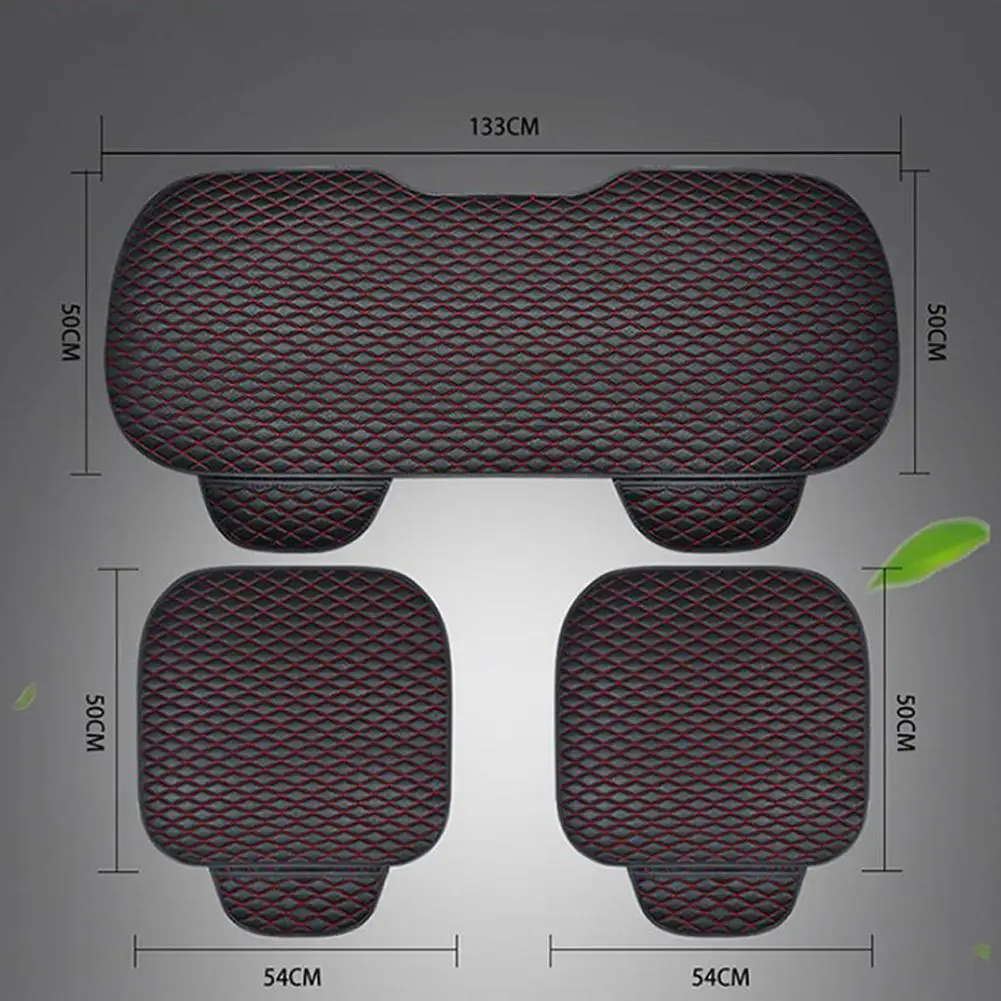 

PU Car Seat Cover Set Universal Car Seat Protector Cushion Breathable Automobiles Seat Covers Mat Interior Car Accessories