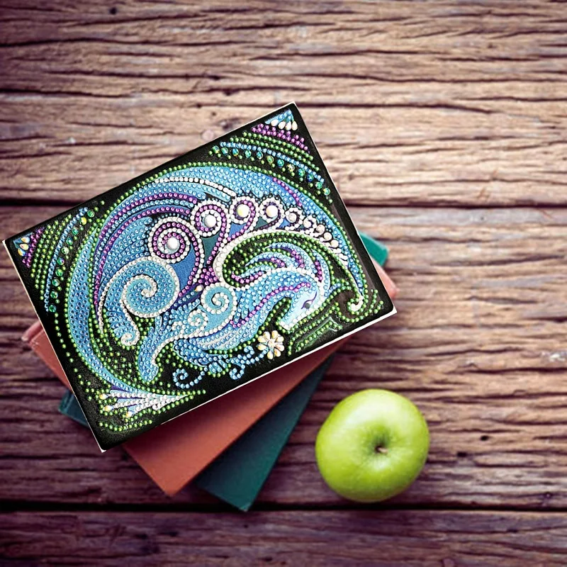 Diy Алмазная вышивка Блокнот Специальная форма алмазная живопись мультфильм