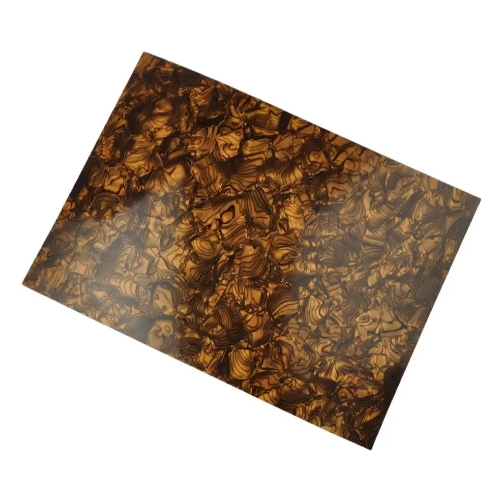 

A4 Size 0.46mm Tiger Celluloid Sheet 210x297mm for Pickguard Custom Inlays Guitar Pick Luthier