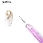 KADS Спираль Расставить Инструмент 2-полосная Nail Art Расставить Инструмент с Spiral Ручка для Горный Хрусталь 1 шт.