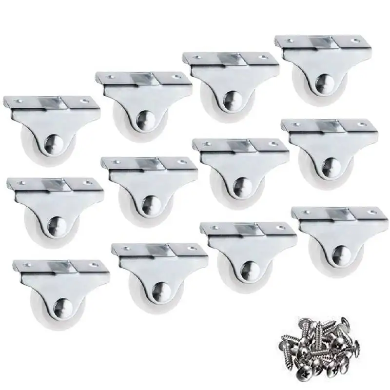 4 шт. неповоротные ролики для мебели 1 дюйм | Обустройство дома