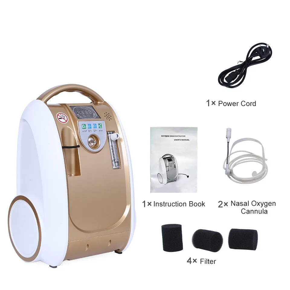 

High Concentration 100% Original Portable Oxygen Concentrator Household Low Noise Oxygen Machine Oxygen Making Device