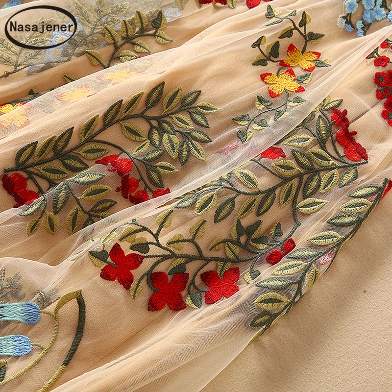 Модное подиумное летнее Сетчатое миди-платье для женщин без рукавов с цветочной