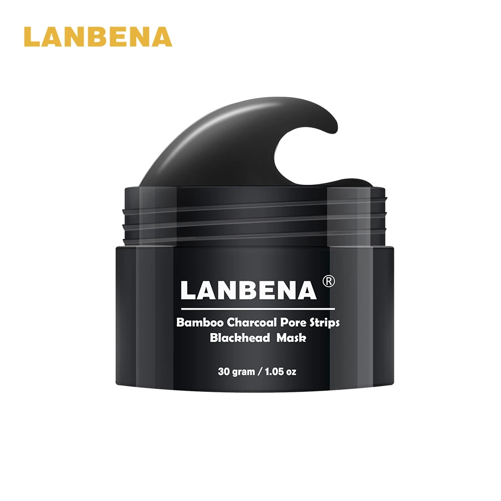 Средство для удаления черных точек LANBENA маска очистки носа черная лечения акне