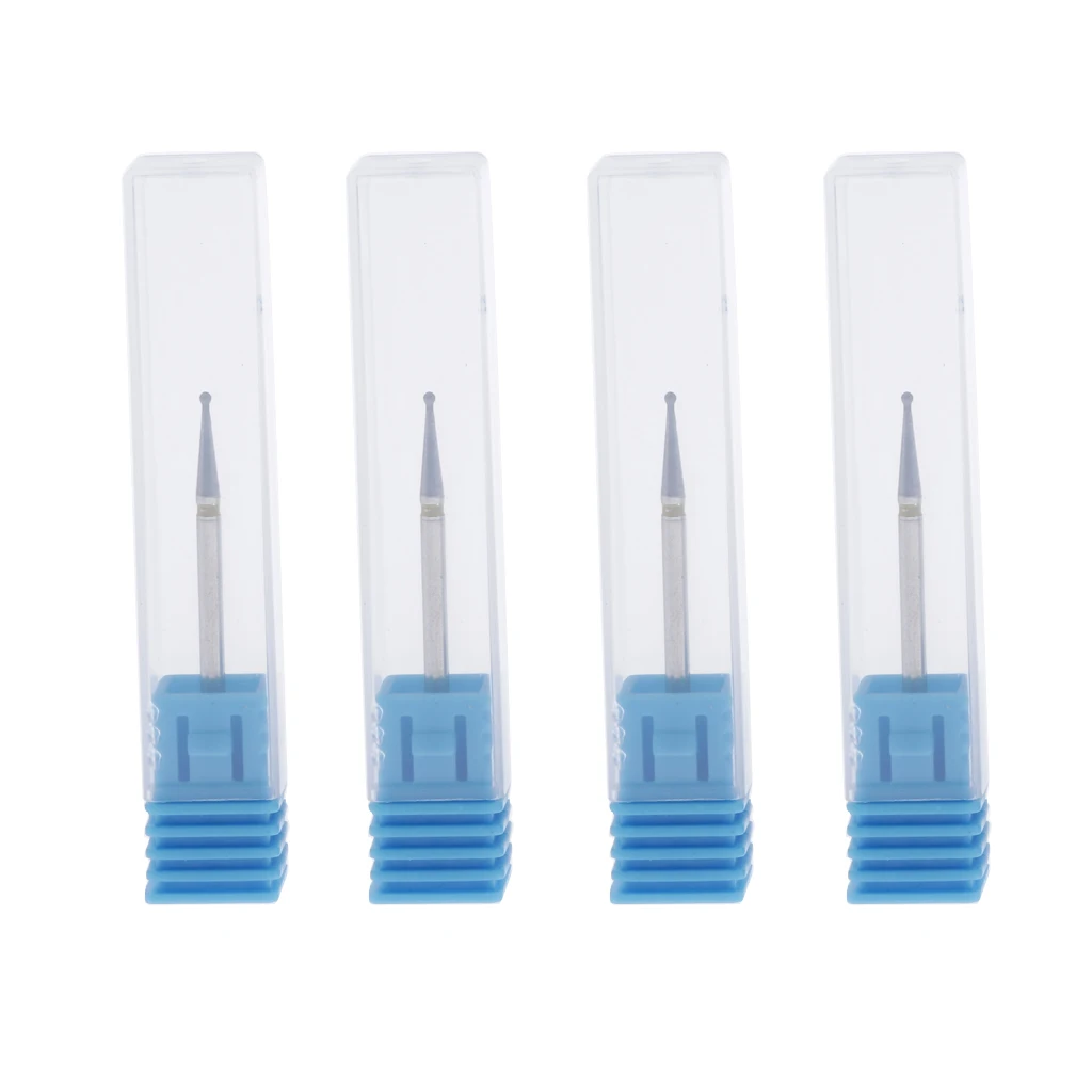

Pack 4 Professional Nail Drill Bits Rotary Burr, for Cuticle Clean And UV Gel