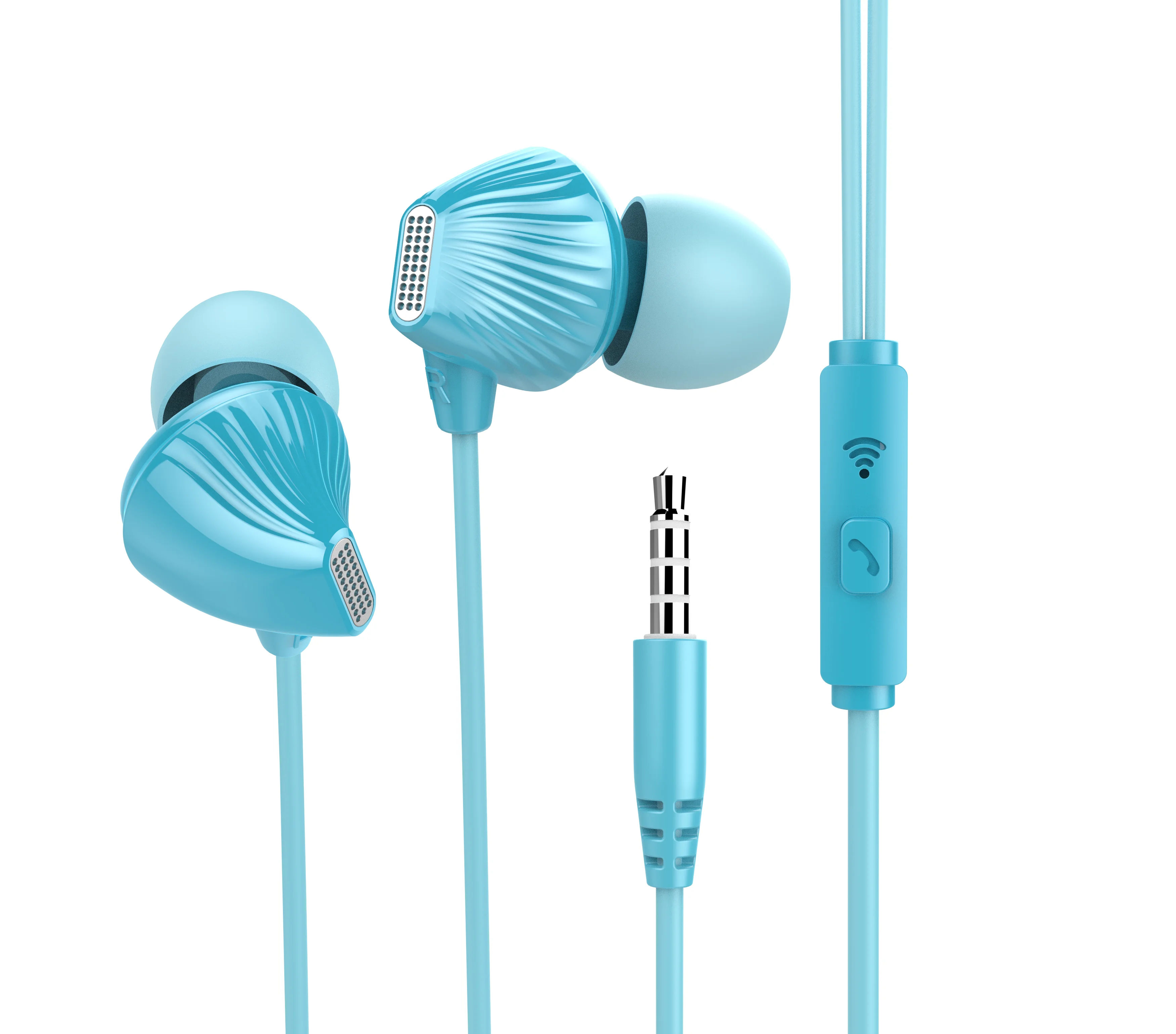 Wired Earphone With Mic In Ear 3.5MM Music Sports Gaming Running Earbuds Super Bass Black For Xiaomi Mi9 Mi8 Huawei Mate30 |
