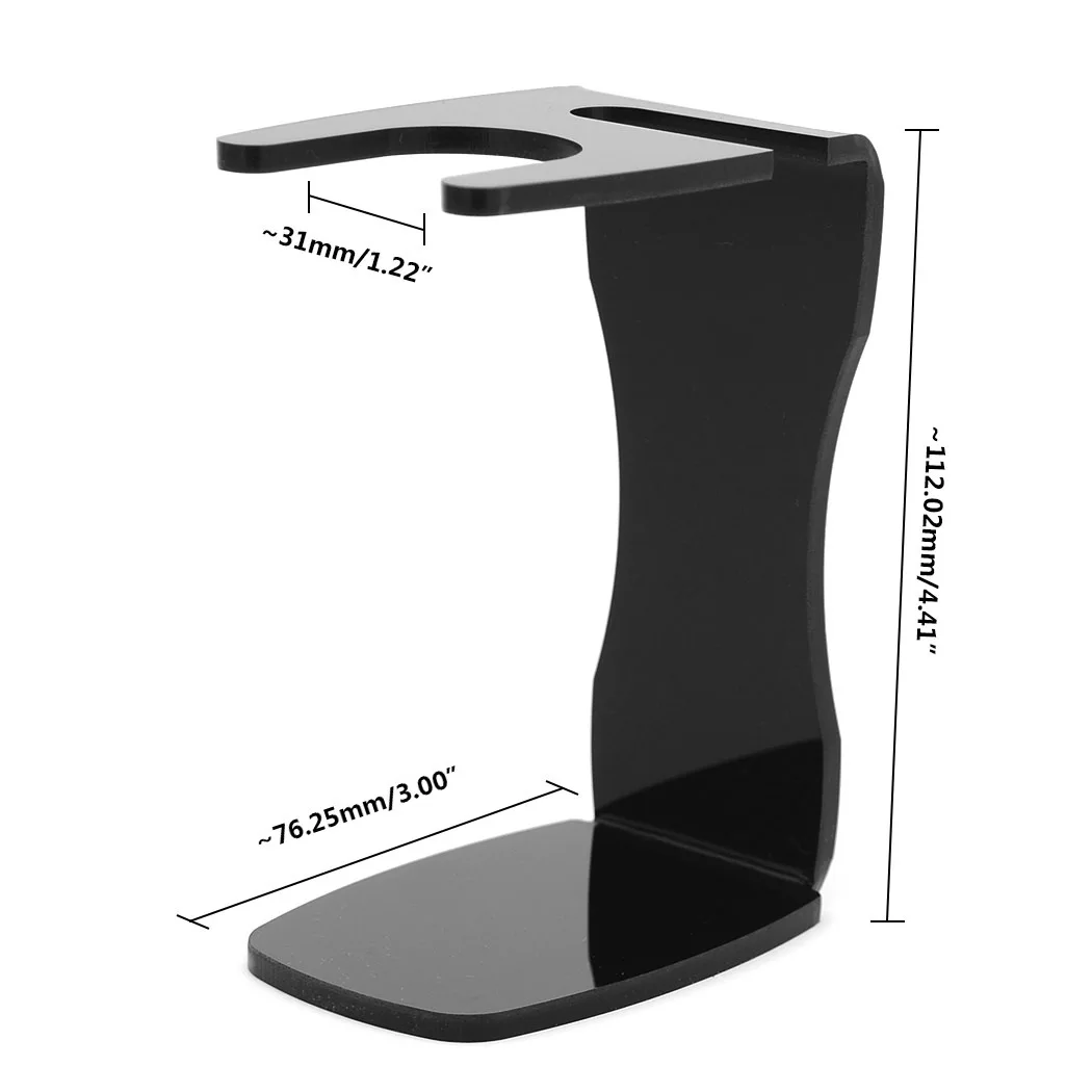 

Men's Old-Fashioned Razor Holder/Acrylic Beard Brush Holder for Beard Brush