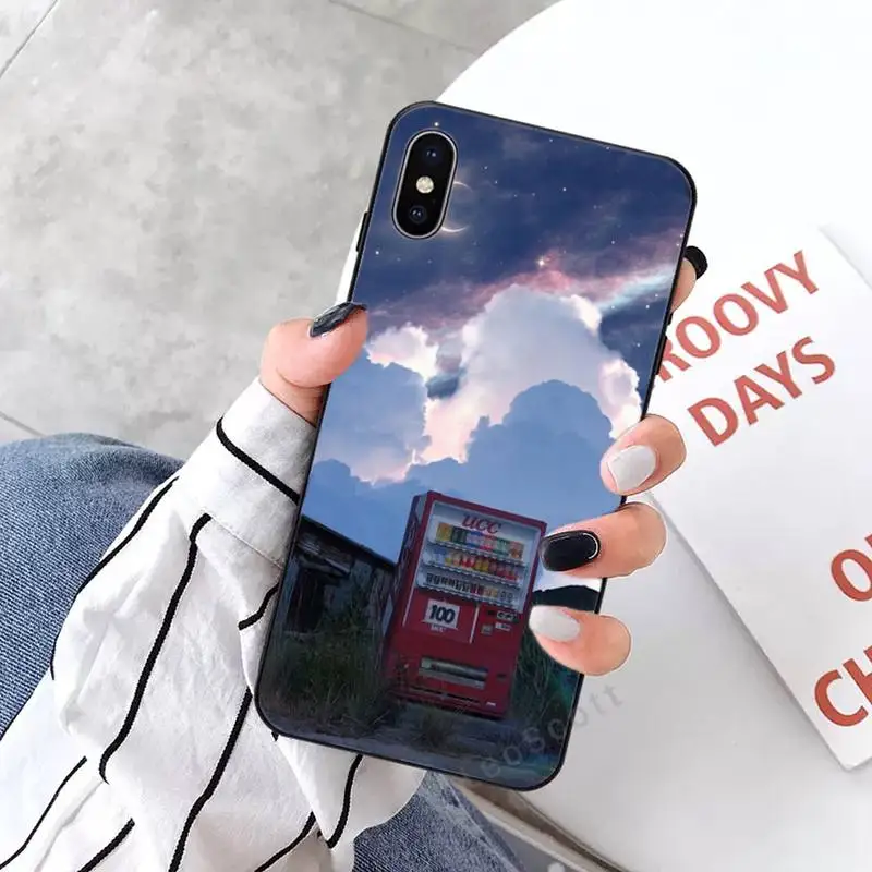 

Moon starry sky sun creative illustration Phone Case for iPhone 11 12 mini pro XS MAX 8 7 6 6S Plus X 5S SE 2020 XR