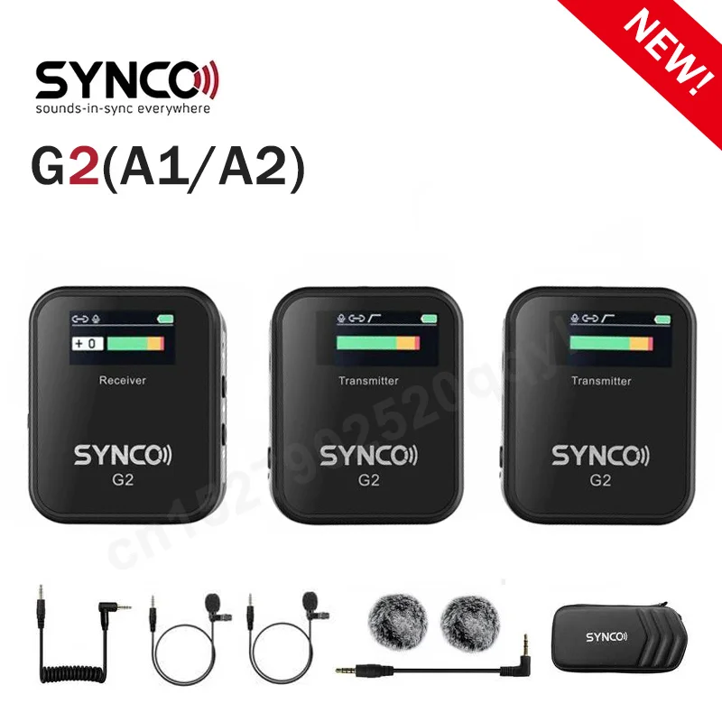 Конденсаторная микрофонная система SYNCO G2 A1 A2 беспроводной микрофон петличный для