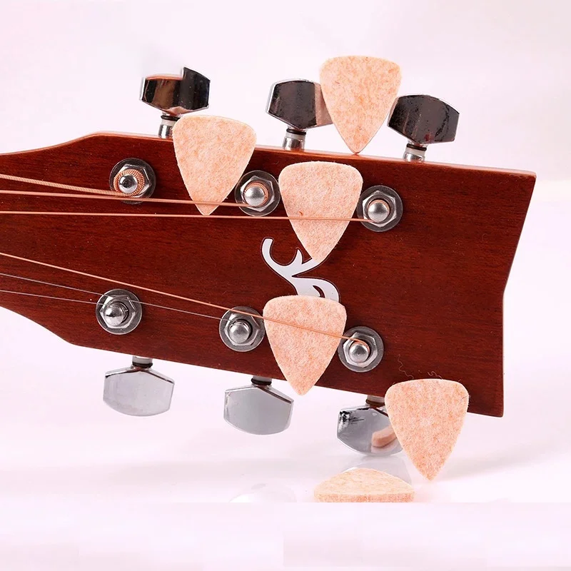 Новое поступление яркие мягкие фетровые медиаторы Гавайские гитары аксессуары