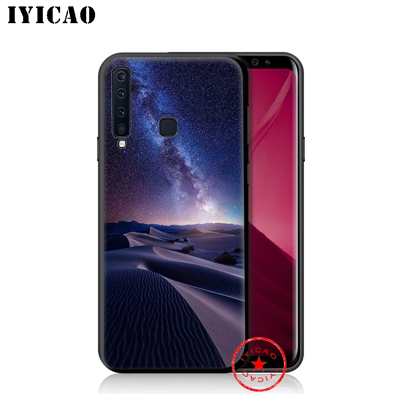 IYICAO пустыни звездного неба мягкий чехол для телефона samsung Galaxy A9 A8 A7 J6 A6 плюс 2018 A5 A3