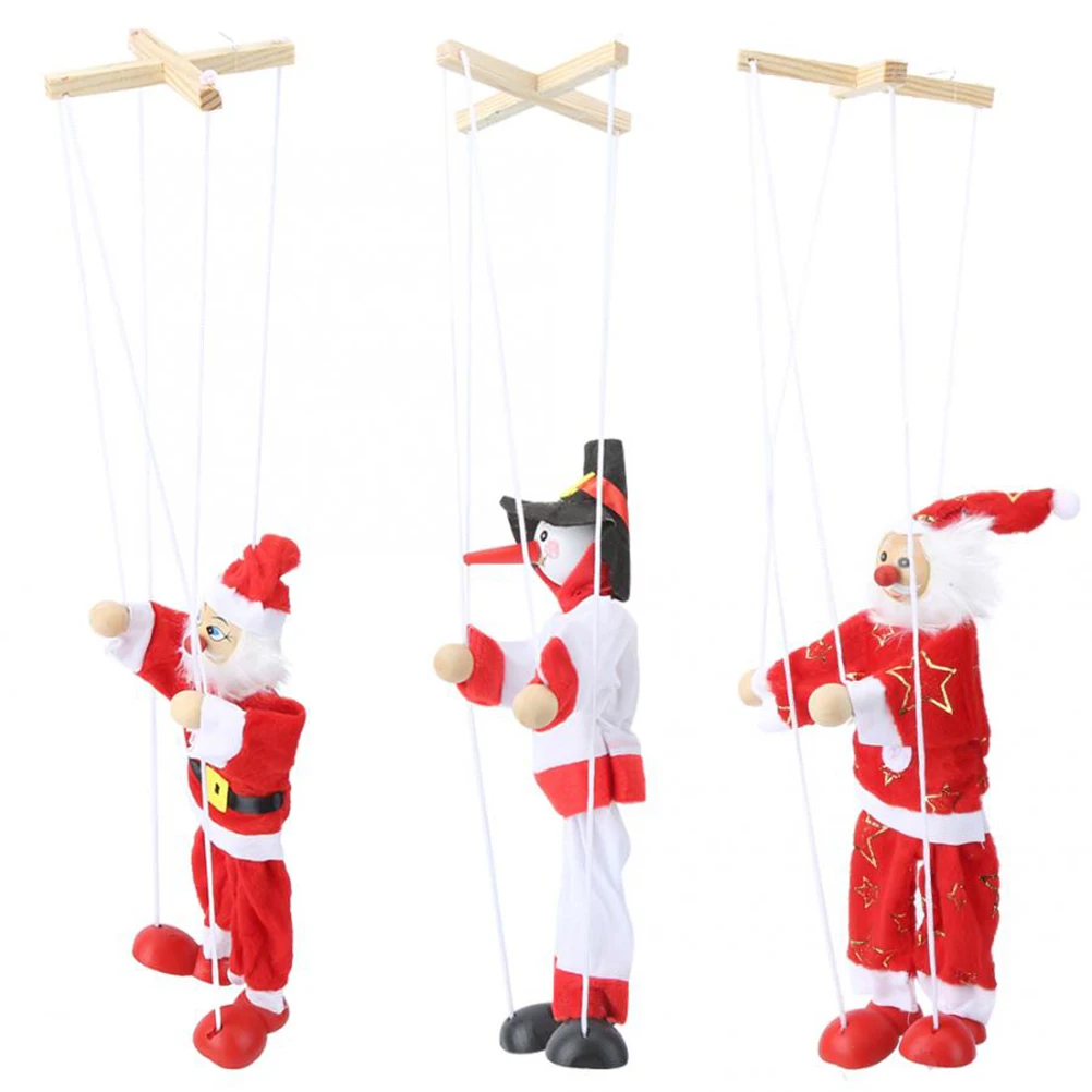 Забавные Винтаж cетчатый рюкзак с затягивающимися кукольный клоун деревянная