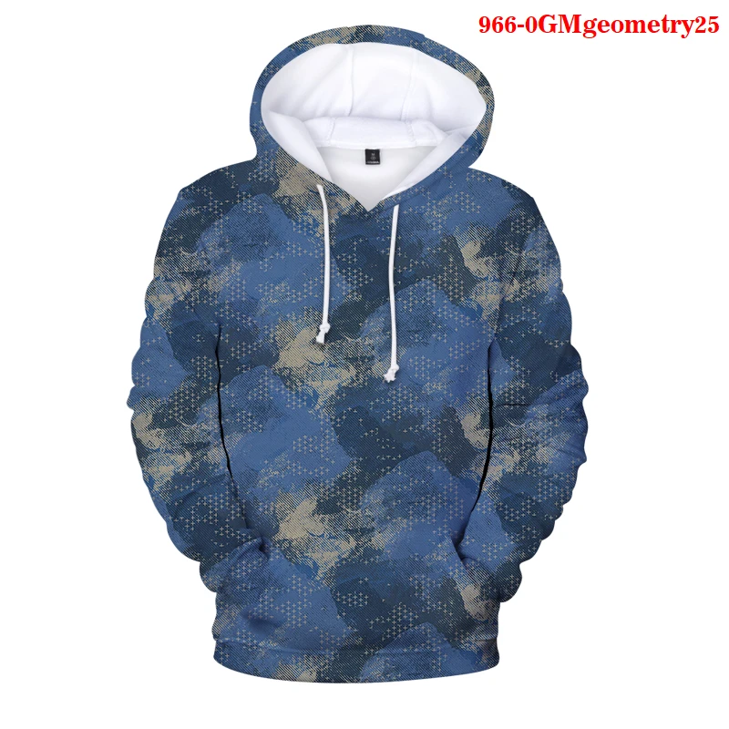 Aesthetic Clothes Geometry Hoodies Women Clothing Gothic Punk Hoodie Tracksuit Femmes Sweetshirts Geometry 3D Hooded Pullovers