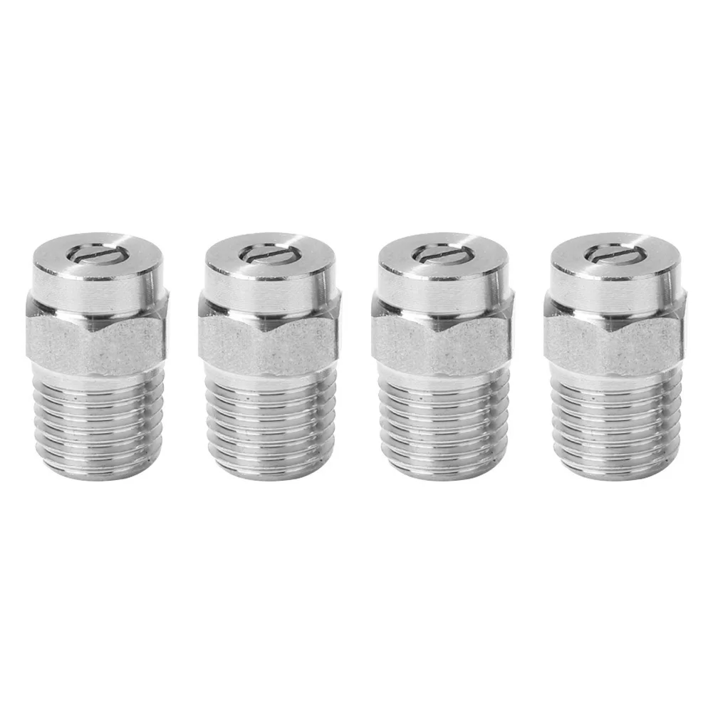 

4Pcs Replacement Nozzle Thread Type 40 Degree for Pressure Washer Surface Cleaner Car Washing Tool Kits Supplies