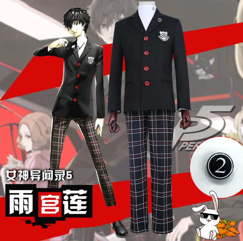 

Высококачественная Аниме игра Persona 5 Cos футаба Сакура Navi ежедневная женская повседневная одежда костюм косплей костюм
