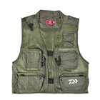 Рыболовный жилет, дышащий сетчатый износостойкий жилет для фотографа, с несколькими карманами, для походов, охоты, рыбалки