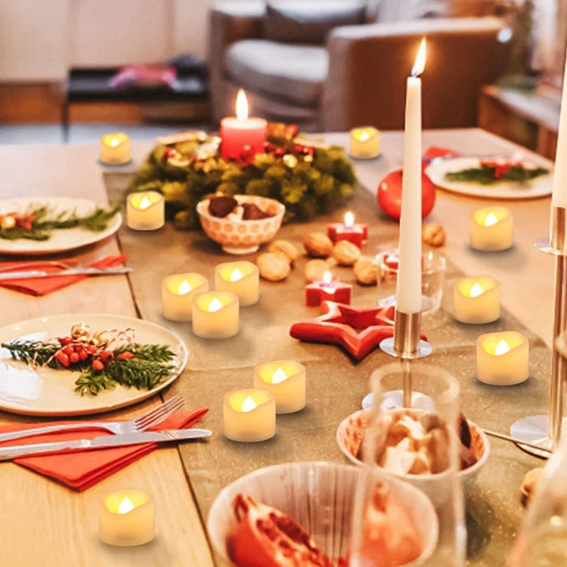 Беспламенные Свечи светодиодные чайсветильник Чи с питанием от батарейки