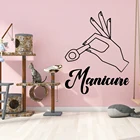 Настенное украшение, Постер для салона красоты, виниловый художественный Декор для комнаты, модные Стикеры для салона красоты XL85