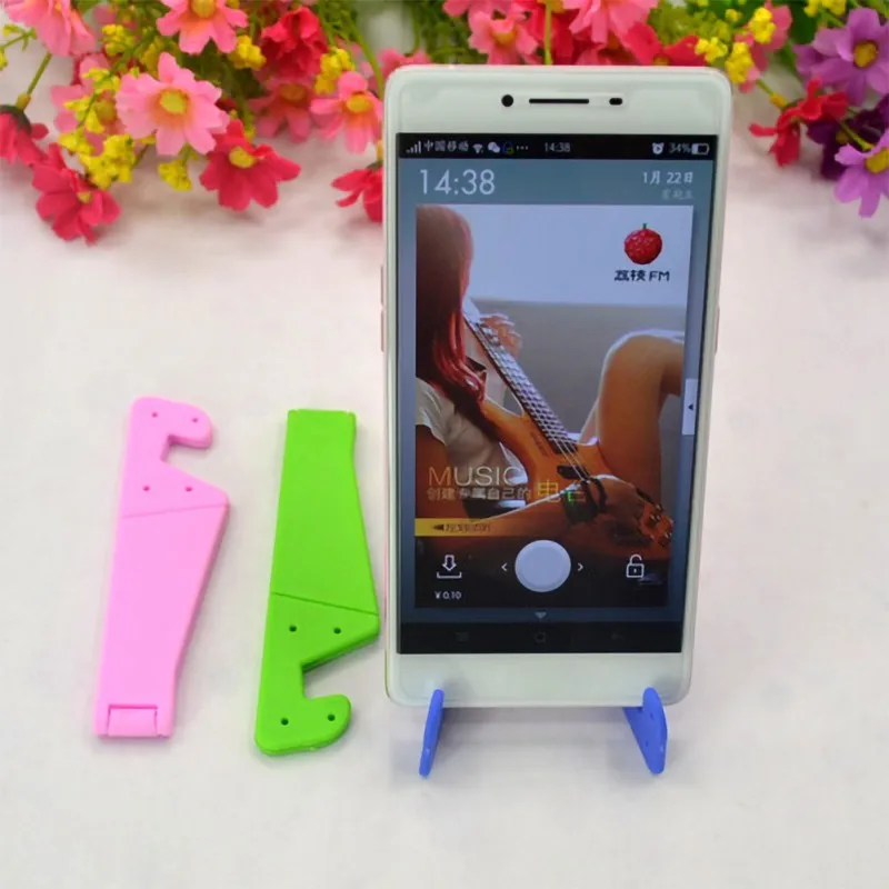 Universal Foldable Phone Stand Holder Colorful V Shaped Smartphone Tablet PC Desktop Hold | Мобильные телефоны и