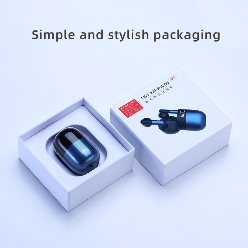 

TWS J28 Earphones Fone Bluetooth Wireless Headphones HiFi Stereo Earbuds Gaming Headset For iPhone Android Xiaomi