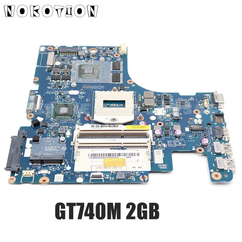 NOKOTION AILZA NM A181 основная плата для Lenovo ideapad Z510 Материнская ноутбука HM86 DDR3L GT740M 2 Гб GPU