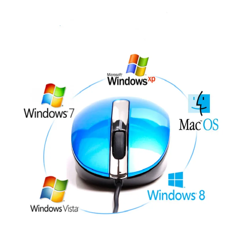 Оригинальная компьютерная мышь Lenovo M40 с кабелем универсальная цветная