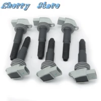 6pcs ignition coils for porsche 911 targa 4 carrera 4 gts turbo s cayman%c2%a0boxster l 2 7l 9a1 602 104 07 with spark plug connector
