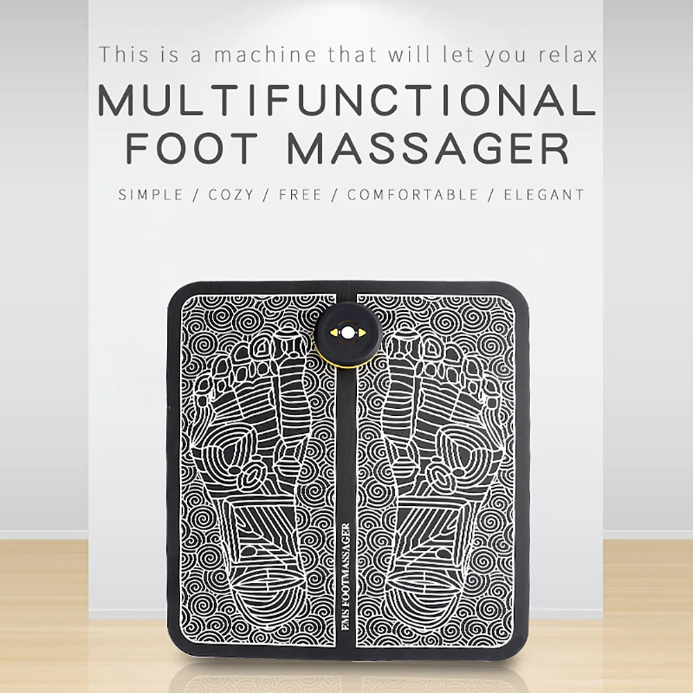 

EMS Foot Massage Pad Wireless Electric Intelligent Pulse Acupuncture Improve Blood Circulation Relieve Ache Pain Health Care