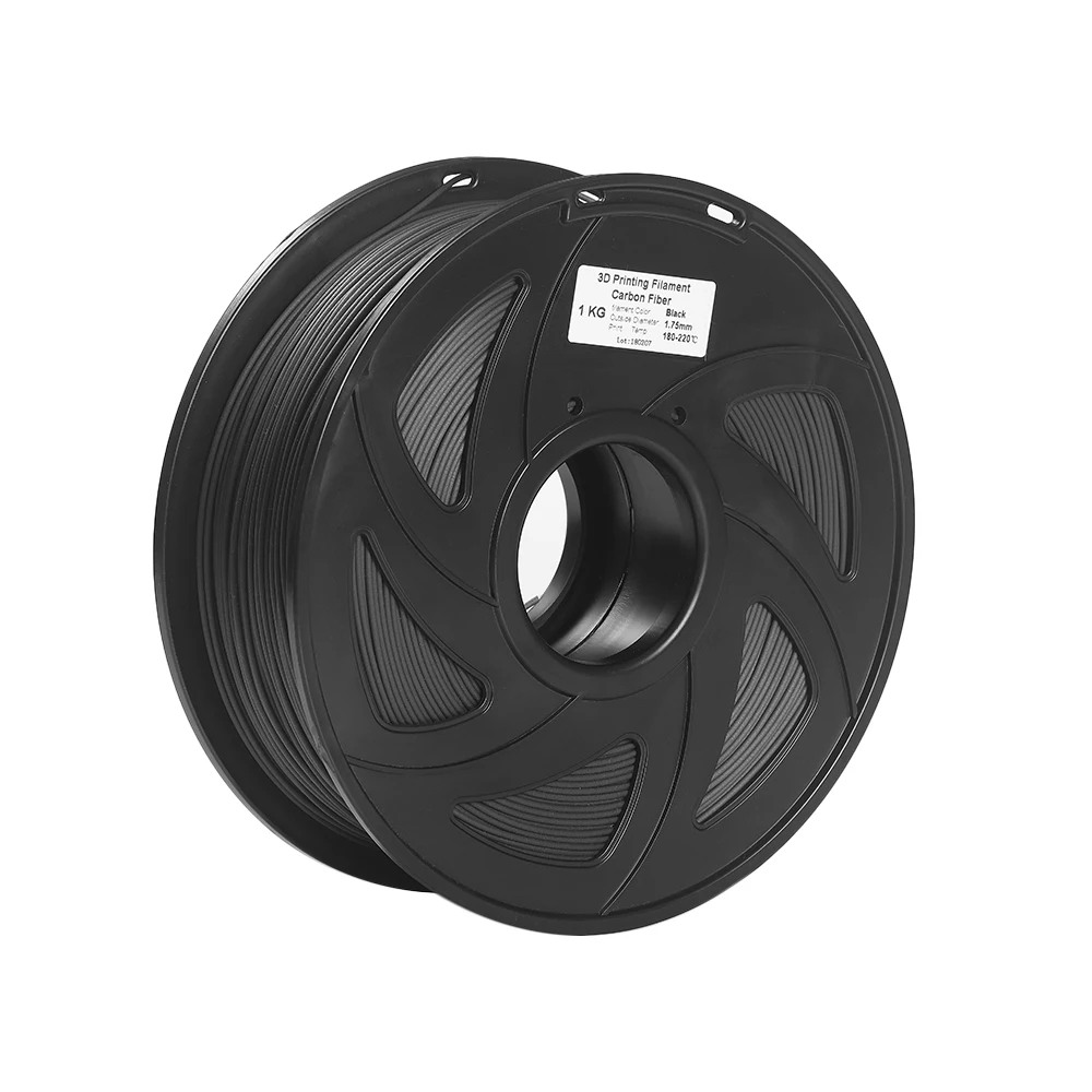 3D Printer Filament Carbon Fiber + PLA 1.75mm 1kg Spool Dimensional Accuracy  +/- 0.02mm