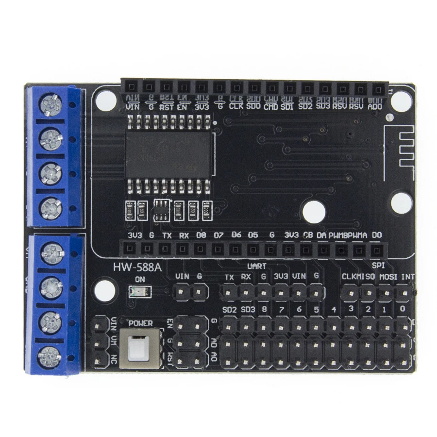 NodeMCU щит для платы двигателя L293D ESP 12E от ESP8266 изолятор балки встряхивая diy rc игрушки