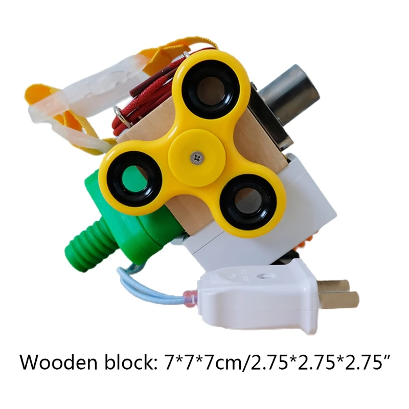 

Portable Busy Square Busy Board Montessori Classic Toys Playing In The Car For Baby Toddler Boys Girls