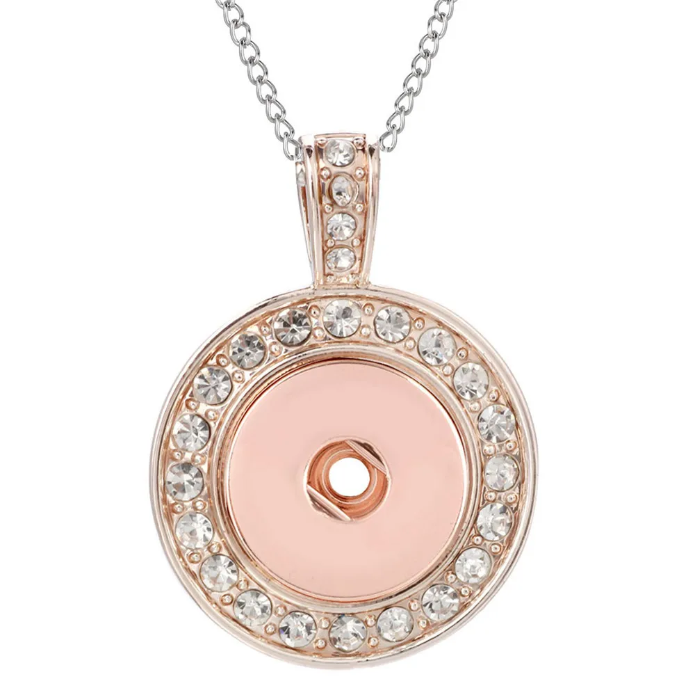 Новые ювелирные изделия розовое золото серебряный цвет кристаллы кнопки